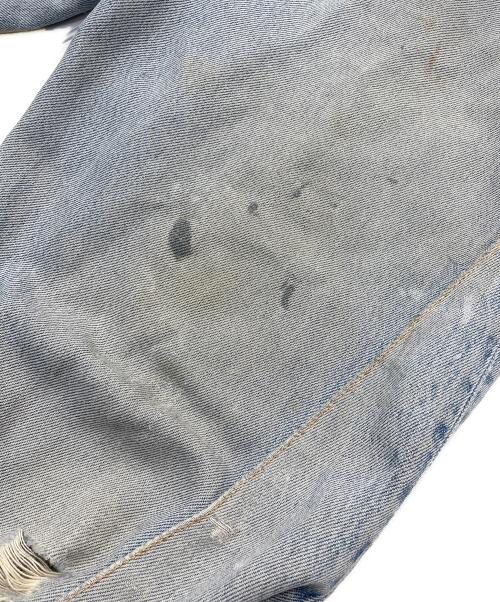 Rebuild by Needles（リビルドバイニードルス）Rebuild by Needles (リビルドバイニードルス) ダメージ加工デニムパンツ インディゴ サイズ:W34の古着・服飾アイテム