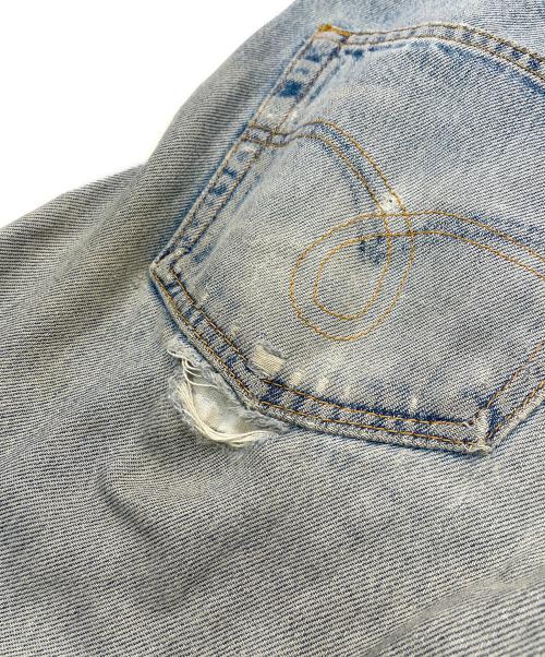 Rebuild by Needles（リビルドバイニードルス）Rebuild by Needles (リビルドバイニードルス) ダメージ加工デニムパンツ インディゴ サイズ:W34の古着・服飾アイテム