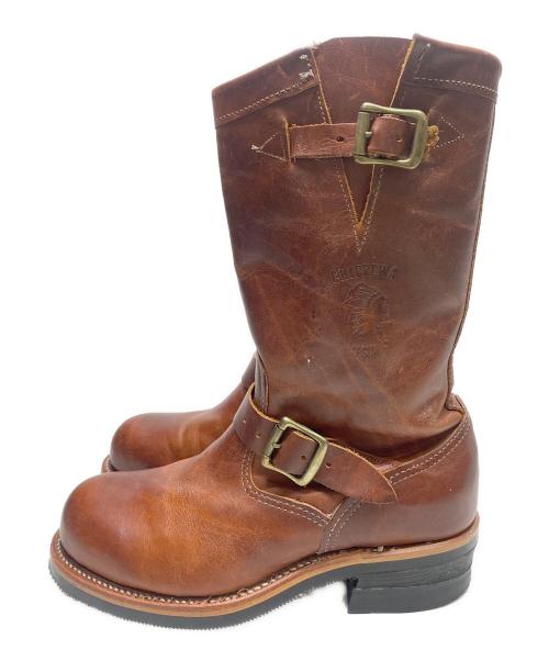 CHIPPEWA（チペワ）CHIPPEWA (チペワ) 11インチエンジニアブーツ TAN RENEGADE ブラウン サイズ:6Eの古着・服飾アイテム
