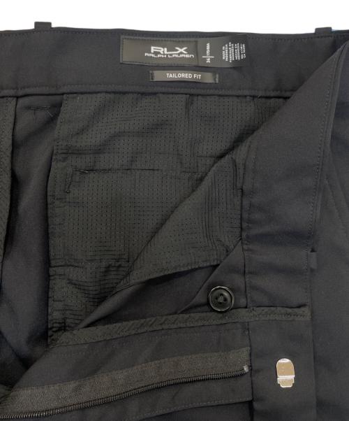 RLX RALPH LAUREN（アールエルエックスラルフローレン）RLX RALPH LAUREN (アールエルエックスラルフローレン) TAILORED FIT PANTS ブラック サイズ:34の古着・服飾アイテム