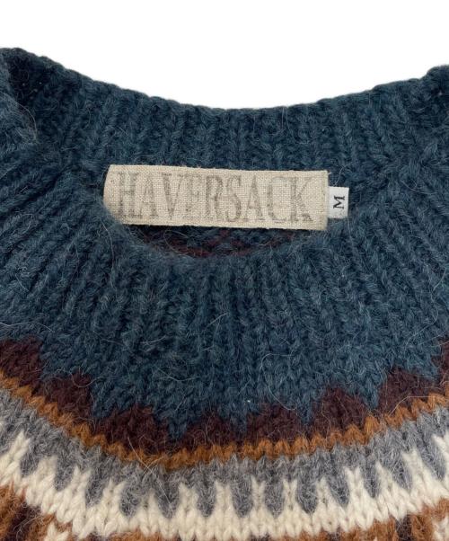 HAVERSACK（ハバーサック）HAVERSACK (ハバーサック) ニット ボルドー サイズ:Mの古着・服飾アイテム