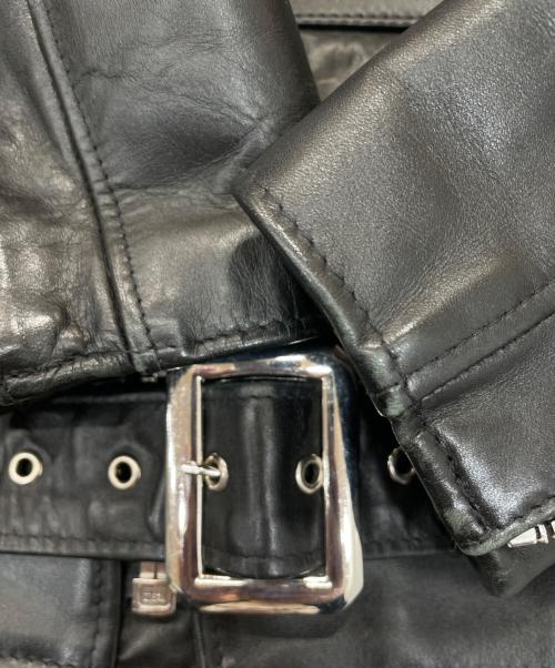 Schott（ショット）Schott (ショット) BEAMS (ビームス) ワンスターダブルライダースジャケット ブラック サイズ:36の古着・服飾アイテム