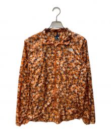 THE NORTH FACE（ザ ノース フェイス）の古着「花柄ナイロンジャケット」｜オレンジ