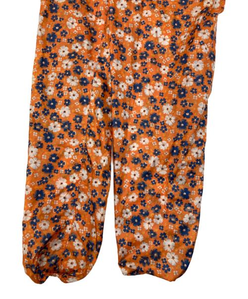 THE NORTH FACE（ザ ノース フェイス）THE NORTH FACE (ザ ノース フェイス) 花柄ナイロンジャケット オレンジ サイズ:Mの古着・服飾アイテム