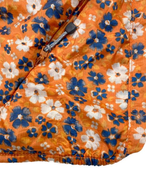 THE NORTH FACE（ザ ノース フェイス）THE NORTH FACE (ザ ノース フェイス) 花柄ナイロンジャケット オレンジ サイズ:Mの古着・服飾アイテム