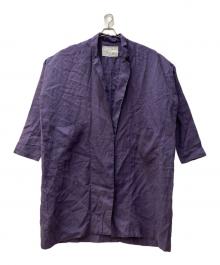 not perfect linen（ノット パーフェクト リネン）の古着「コート」｜パープル