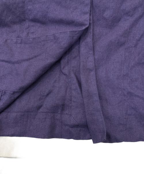 not perfect linen（ノット パーフェクト リネン）not perfect linen (ノット パーフェクト リネン) コート パープル サイズ:MLの古着・服飾アイテム