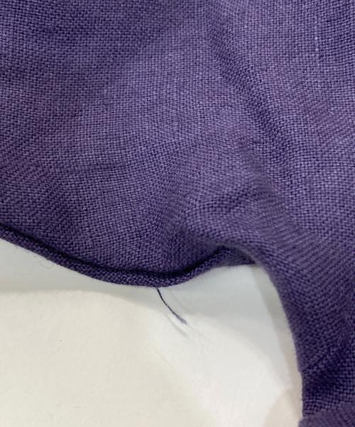 not perfect linen（ノット パーフェクト リネン）not perfect linen (ノット パーフェクト リネン) コート パープル サイズ:MLの古着・服飾アイテム