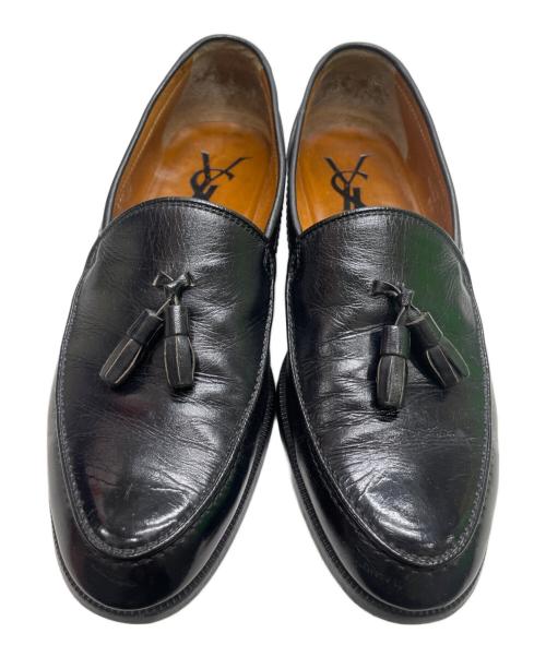 Yves Saint Laurent（イヴサンローラン）Yves Saint Laurent (イヴサンローラン) タッセルローファー ブラック サイズ:24 1/2の古着・服飾アイテム