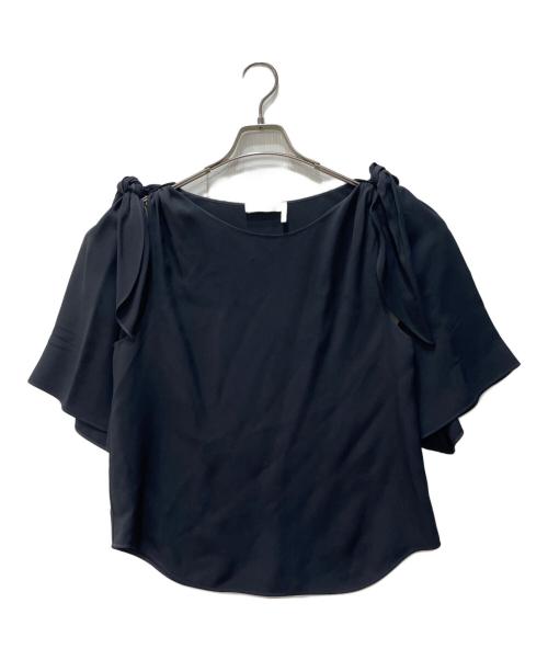 Chloe（クロエ）Chloe (クロエ) ノースリーブブラウス ブラック サイズ:38の古着・服飾アイテム
