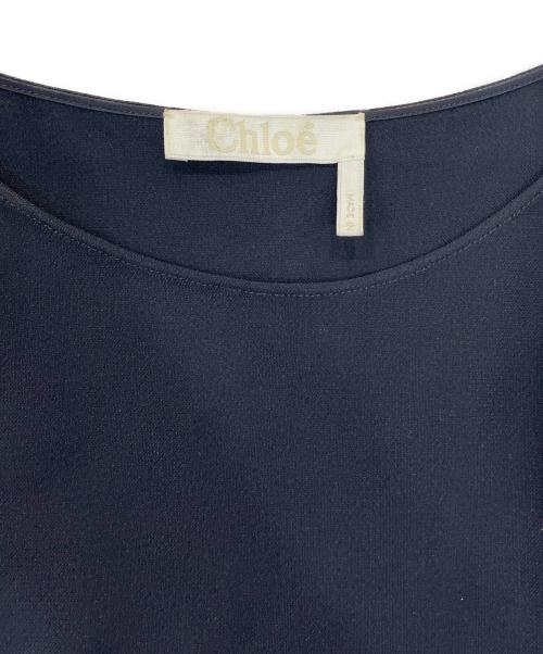 Chloe（クロエ）Chloe (クロエ) ノースリーブブラウス ブラック サイズ:38の古着・服飾アイテム