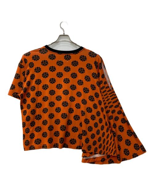 MM6 Maison Margiela（エムエムシックスメゾンマルジェラ）MM6 Maison Margiela (エムエムシックスメゾンマルジェラ) 変形カットソー オレンジ サイズ:Sの古着・服飾アイテム