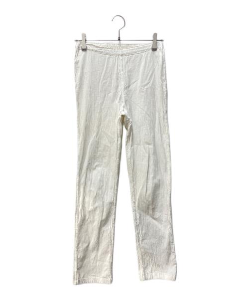 me ISSEY MIYAKE（ミーイッセイ ミヤケ）me ISSEY MIYAKE (ミーイッセイ ミヤケ) イージーパンツ ホワイト サイズ:サイズ表記無しの古着・服飾アイテム