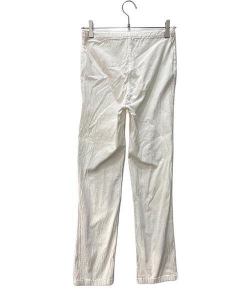 me ISSEY MIYAKE（ミーイッセイ ミヤケ）me ISSEY MIYAKE (ミーイッセイ ミヤケ) イージーパンツ ホワイト サイズ:サイズ表記無しの古着・服飾アイテム