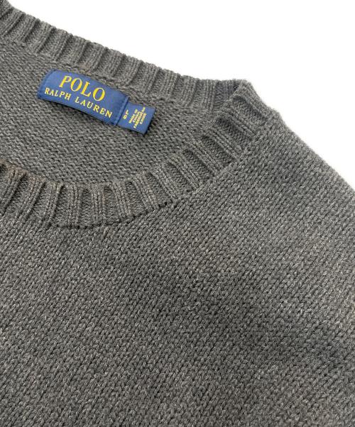 POLO RALPH LAUREN（ポロ・ラルフローレン）POLO RALPH LAUREN (ポロ・ラルフローレン) ポロベアーニット グレー サイズ:Lの古着・服飾アイテム