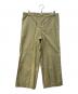 Eleven 2nd（イレブンセカンド）の古着「FIRE COTTON POPLIN WIDE PANTS」｜ベージュ