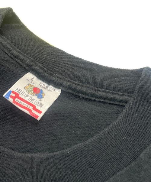 FRUIT OF THE LOOM（フルーツオブザルーム）FRUIT OF THE LOOM (フルーツオブザルーム) 90sプリントTee ブラック サイズ:Lの古着・服飾アイテム
