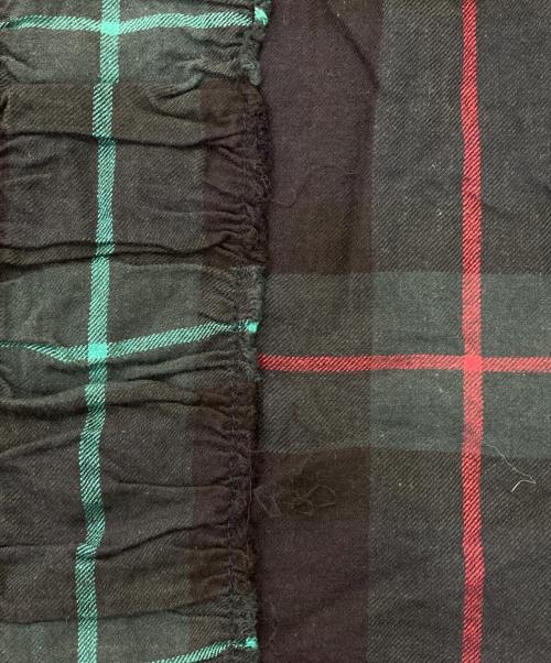 PAUL SMITH（ポールスミス）Paul Smith (ポールスミス) BLACK WATCH RUFFLE SHIRT グリーン サイズ:Mの古着・服飾アイテム