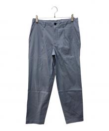 PS Paul Smith（ＰＳポールスミス）の古着「ワンタックコットンリネンパンツ」｜スカイブルー