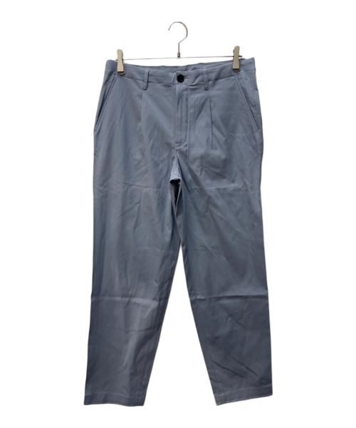 PS Paul Smith（ＰＳポールスミス）PS Paul Smith (ＰＳポールスミス) ワンタックコットンリネンパンツ スカイブルー サイズ:Lの古着・服飾アイテム