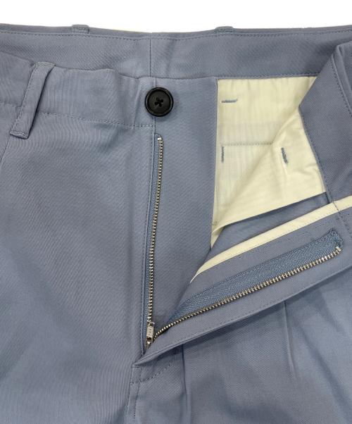PS Paul Smith（ＰＳポールスミス）PS Paul Smith (ＰＳポールスミス) ワンタックコットンリネンパンツ スカイブルー サイズ:Lの古着・服飾アイテム
