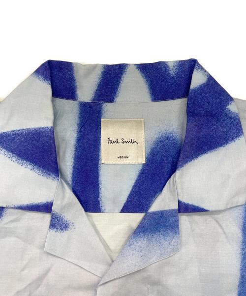 PAUL SMITH（ポールスミス）PAUL SMITH (ポールスミス) オープンカラーシャツ ブルー サイズ:Mの古着・服飾アイテム