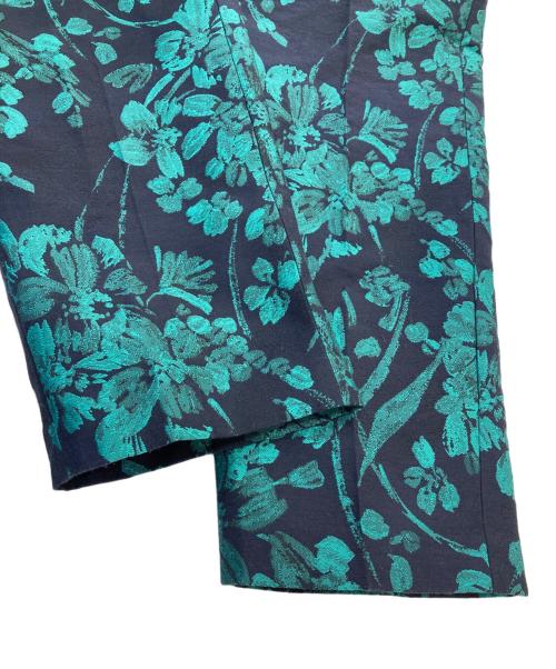 UNITED ARROWS（ユナイテッドアローズ）UNITED ARROWS (ユナイテッドアローズ) フラワージャガードパンツ グリーン サイズ:SIZE 40の古着・服飾アイテム