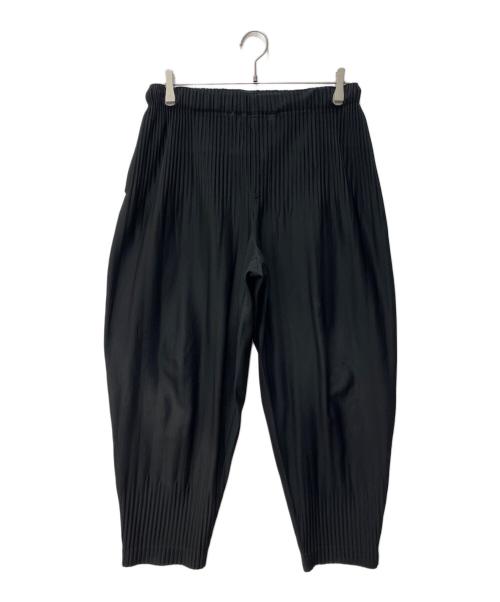 HOMME PLISSE ISSEY MIYAKE（オム プリッセ イッセイ ミヤケ）HOMME PLISSE ISSEY MIYAKE (オムプリッセ イッセイ ミヤケ) プリーツパンツ ブラック サイズ:1の古着・服飾アイテム