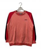 VANSヴァンズ）の古着「ラグランスウェット」｜レッド