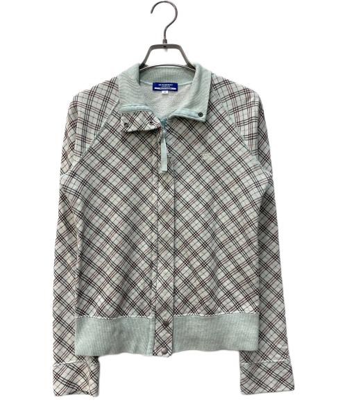 BURBERRY BLUE LABEL（バーバリー ブルー レーベル）BURBERRY BLUE LABEL (バーバリーロンドンブルーレーベル) トラックジャケット スカイブルー サイズ:38の古着・服飾アイテム