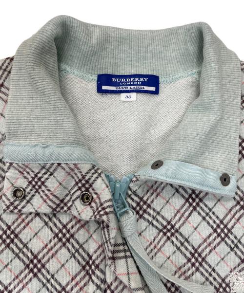 BURBERRY BLUE LABEL（バーバリー ブルー レーベル）BURBERRY BLUE LABEL (バーバリーロンドンブルーレーベル) トラックジャケット スカイブルー サイズ:38の古着・服飾アイテム