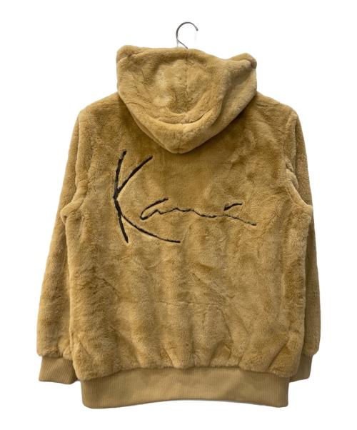 KARL KANI（カールカナイ）KARL KANI (カールカナイ) フーデッドファージャケット ベージュ サイズ:XL 未使用品の古着・服飾アイテム