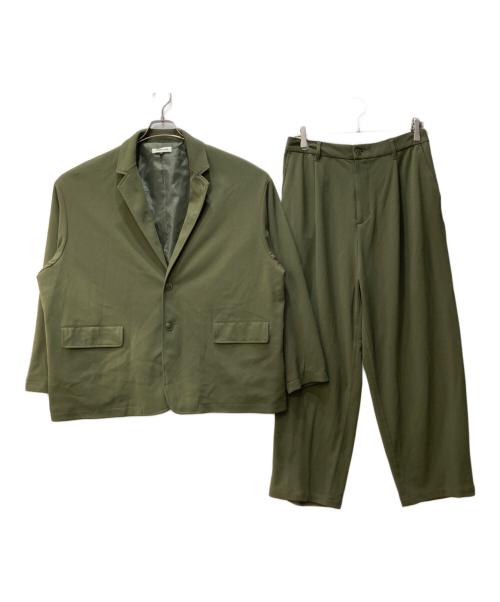 FREAK'S STORE（フリークスストア）FREAK'S STORE (フリークストア) セットアップジャケット オリーブ サイズ:Lの古着・服飾アイテム