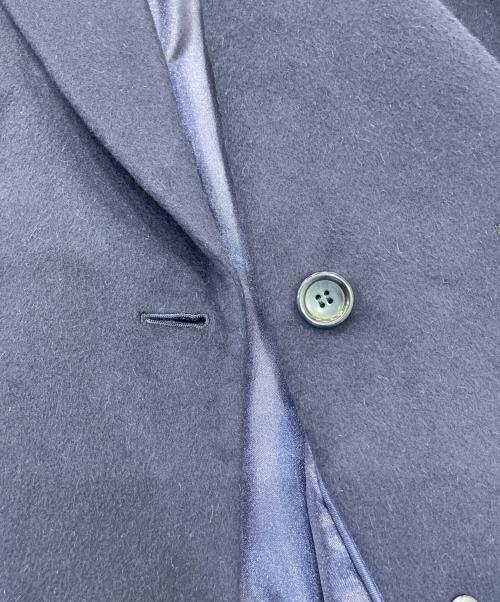 valentino mode（バレンティノモード）valentino mode (バレンティノモード) カシミヤチェスターコート ネイビー サイズ:Lの古着・服飾アイテム