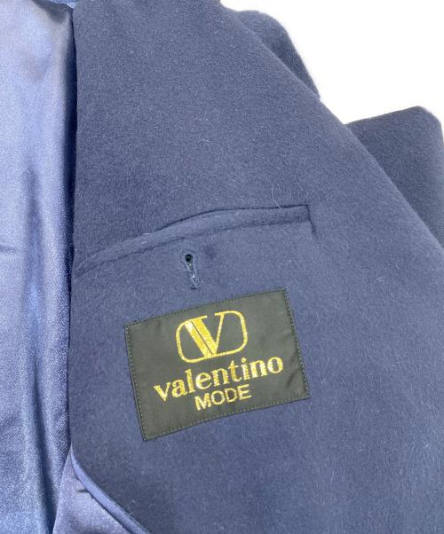 valentino mode（バレンティノモード）valentino mode (バレンティノモード) カシミヤチェスターコート ネイビー サイズ:Lの古着・服飾アイテム