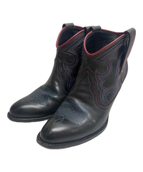 Hysteric Glamour（ヒステリックグラマー）Hysteric Glamour (ヒステリックグラマー) ウェスタンブーツ ブラック サイズ:SIZE 7の古着・服飾アイテム