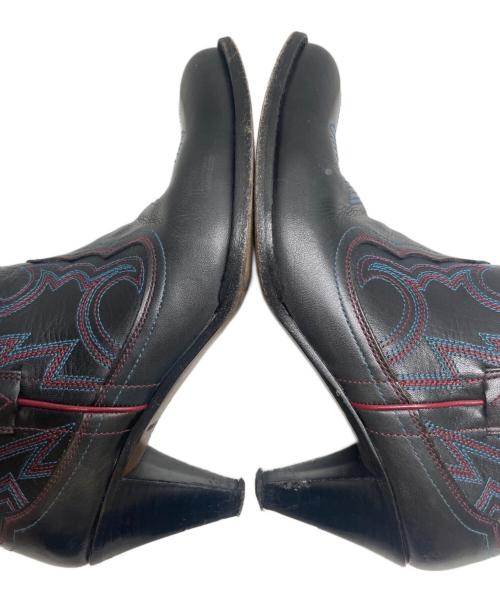 Hysteric Glamour（ヒステリックグラマー）Hysteric Glamour (ヒステリックグラマー) ウェスタンブーツ ブラック サイズ:SIZE 7の古着・服飾アイテム