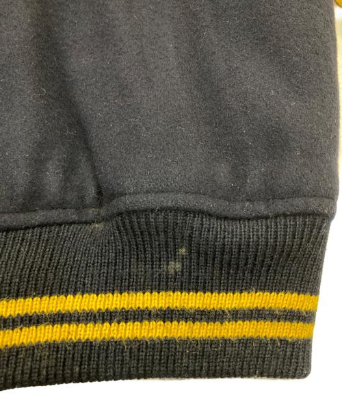 MACBETH（マクベス）MACBETH (マクベス) レザー切替スタジャン ネイビー サイズ:Ⅿの古着・服飾アイテム