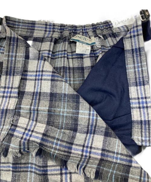 O'NEILL（オニール）O'NEILL (オニール) Dessin (デッサン) チェックスカート グレー サイズ:2の古着・服飾アイテム