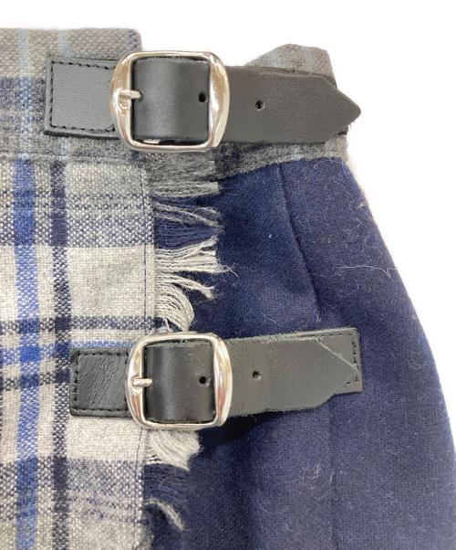 O'NEILL（オニール）O'NEILL (オニール) Dessin (デッサン) チェックスカート グレー サイズ:2の古着・服飾アイテム