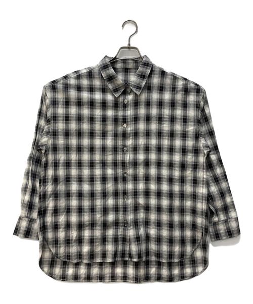 RIVE DROITE（リヴドロワ）RIVE DROITE (リヴドロワ) マルチパターンシャツ グレー サイズ:Fの古着・服飾アイテム