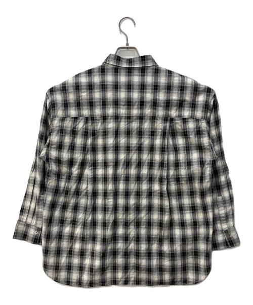 RIVE DROITE（リヴドロワ）RIVE DROITE (リヴドロワ) マルチパターンシャツ グレー サイズ:Fの古着・服飾アイテム