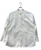 OHGAオオガ）の古着「オーバーサイズ リボンボウタイブラウス」｜ホワイト