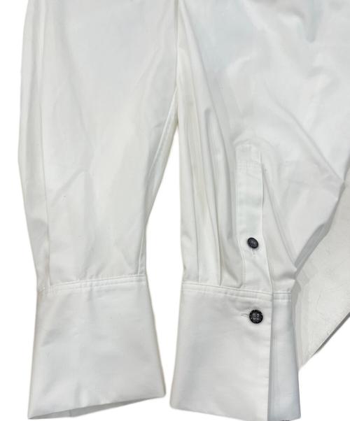 OHGA（オオガ）OHGA (オオガ) オーバーサイズ リボンボウタイブラウス ホワイト サイズ:Fの古着・服飾アイテム