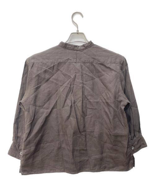 MARGARET HOWELL（マーガレットハウエル）MARGARET HOWELL (マーガレットハウエル) リネンシャツ ブラウン サイズ:2の古着・服飾アイテム
