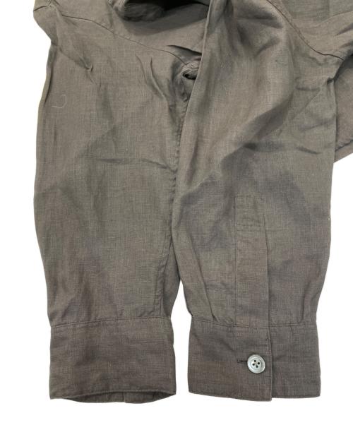 MARGARET HOWELL（マーガレットハウエル）MARGARET HOWELL (マーガレットハウエル) リネンシャツ ブラウン サイズ:2の古着・服飾アイテム