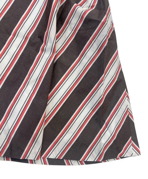 BLUE LABEL CRESTBRIDGE（ブルーレーベルクレストブリッジ）BLUE LABEL CRESTBRIDGE (ブルーレーベルクレストブリッジ) ノースリーブワンピース ブラウン サイズ:Mの古着・服飾アイテム