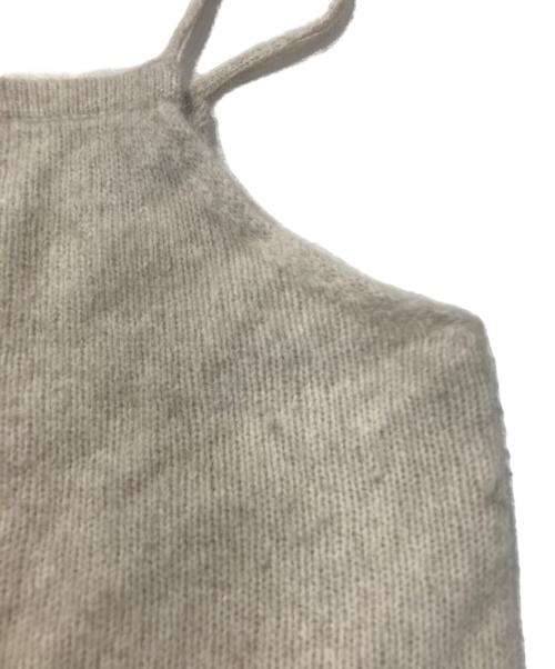 Snidel（スナイデル）Snidel (スナイデル) フォックスキャミ×カーデアンサンブル ベージュ サイズ:FREEの古着・服飾アイテム