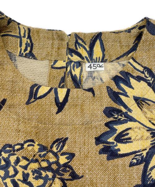 45R（フォーティファイブ・アール）45R (フォーティファイブ・アール) コットンリネン二重織のノースリーブトップ ベージュ サイズ:2の古着・服飾アイテム