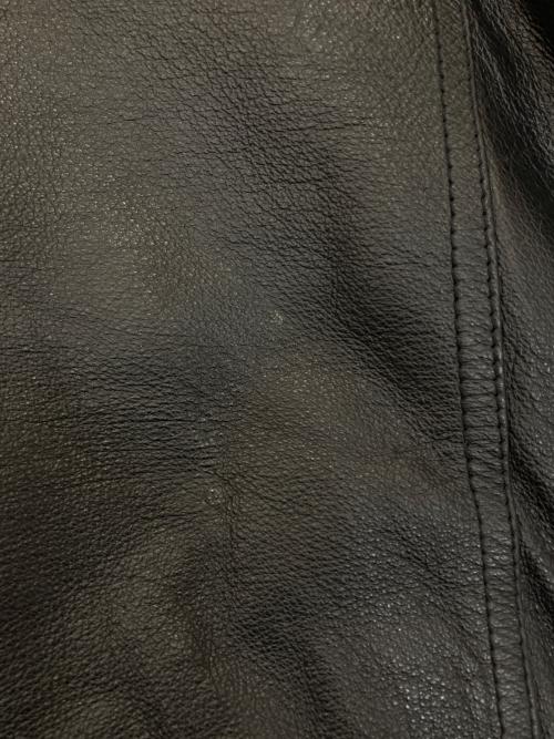 Pro Player（プロ プレイヤー）Pro Player (プロ プレイヤー) レザースタジャン ネイビー×ブラック サイズ:Lの古着・服飾アイテム